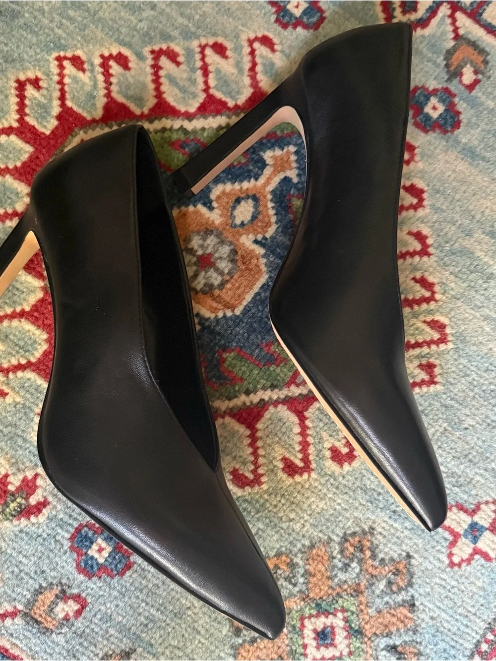 Vince Camuto Setenda Leather Pumps 9.5 NWOT 4” Heel